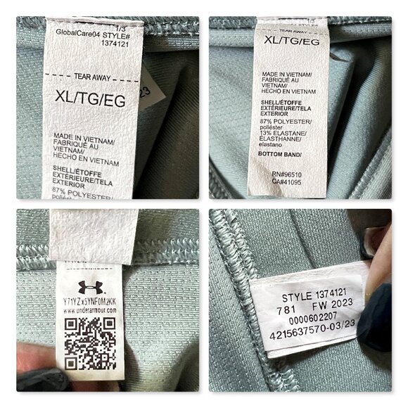 Under Armour Continuum Full Print High-Intensity Training Sports Bra Sz XL - Picture 12 of 14